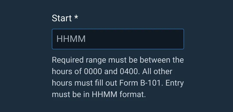 Don’t: Go over one line of Help Text. Use a Pop Over instead for text that is too long.