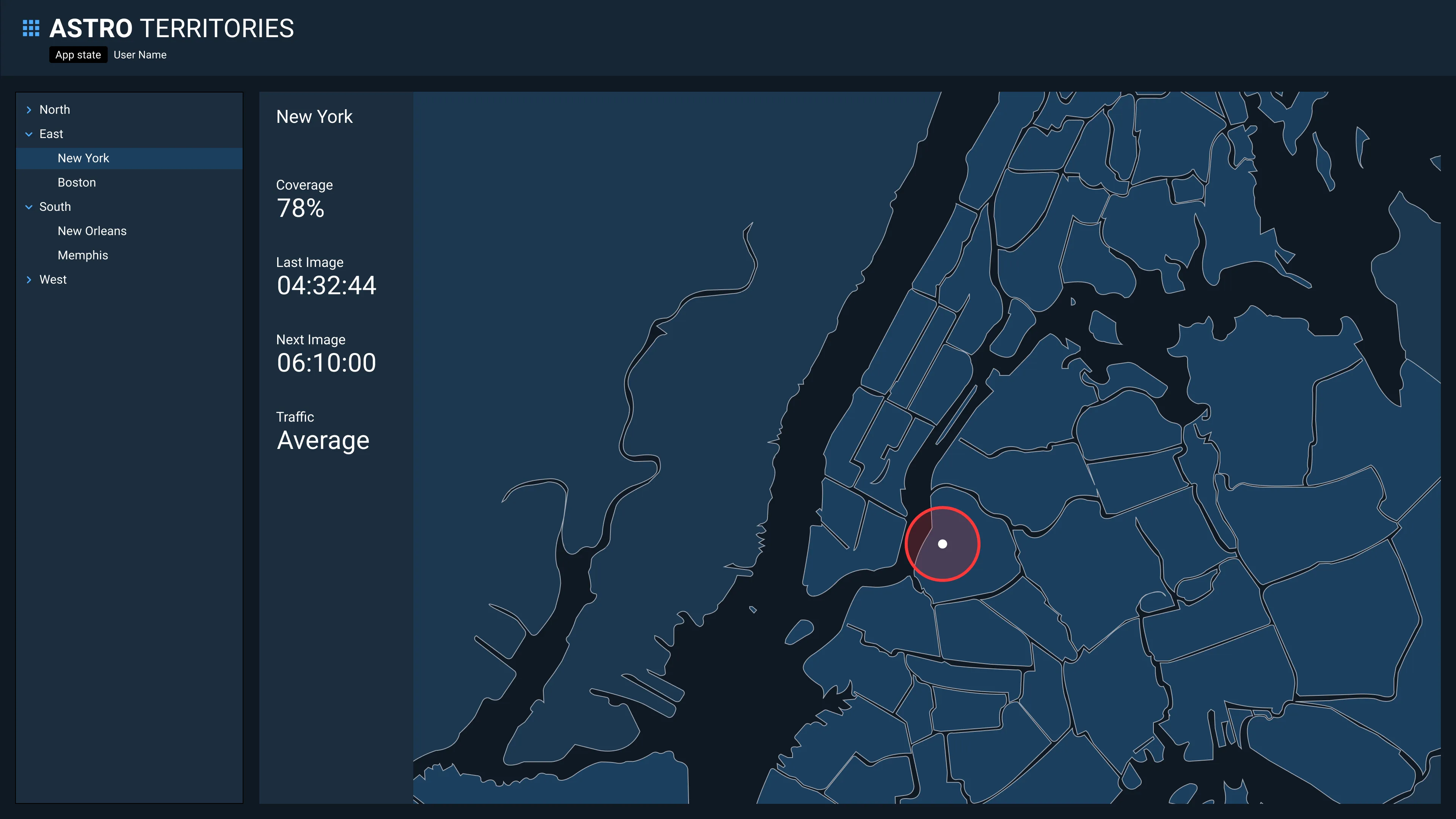 Tree sample app layout